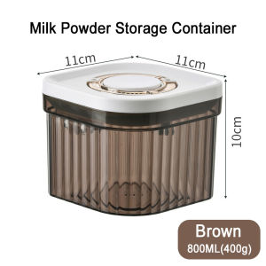 24H Ship Morandi Airtight Food container 1200ML Multifunctional Storage With Date Recorder Milk Powder Storage Container