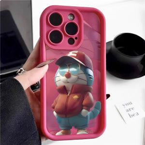 Compatible with iphone 14 Pro Max Phone Case Doraemon with glasses 12 13 14 15 11 Pro Max Casing silicone xr xs Max 7 8 Plus