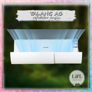 Windshield Penahan Angin AC Reflektor AC Talang Penahan Angin AC Cover Air Screen Cover Pelindung Hembusan Angin AC