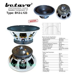 Speaker komponen betavo B12-L123 component betavo b12 L123