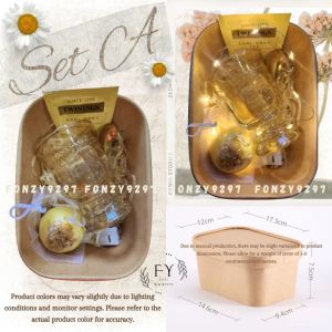 F53 Bunga Kawat bulu hadiah graduasi Simple & Classic 简约时尚风扭扭棒花礼盒 毕业 教师节 母亲节 情人节 伴手礼 结婚 礼物 蜡烛 玻璃杯 香皂 泡澡求 gift birthday 扭扭棒花