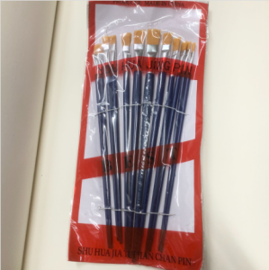 Bộ 12 Cọ Vẽ Sơn Dầu Sơn Bột Màu Acrylic Best Brushs Cán Màu Xanh Nước Biển Bút Vẽ Mỹ Thuật Nhiều Kích Thước