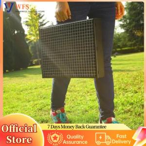 【Flagship】Stainless Steel Small Smoker BBQ Grill Mini BBQ Tool Grill Tabletop Barbecue Grill for Outdoor Cooking Camping Picnics