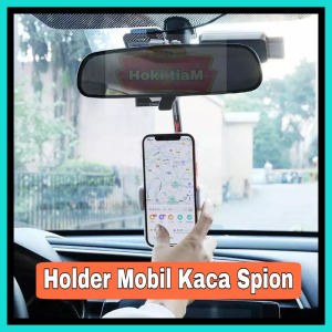 Holder Hp Mobil Mirror Car Stand Hp Adjustable 2in1 Holder Mobil Spion CARPOD