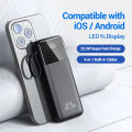 20000mAh Power Bank Fast Charge Portable Powerbank Built In 4 Cables For iPhone Samsung QC PD 22.5W Charge Flashlight. 