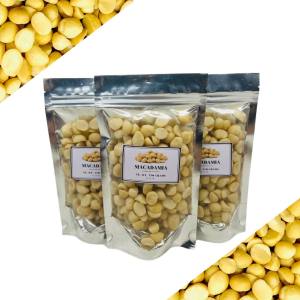 Raw Macadamia Nuts 150 grams in Resealable pouch- Imported from USA