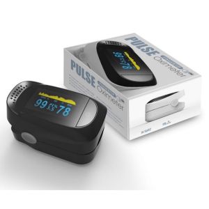 แท้!! ส่งจากไทย เครื่องวัดออกซิเจน ปลายนิ้ว วัดออกซิเจน ในเลือด Oxygen pulse fingertip oximeter