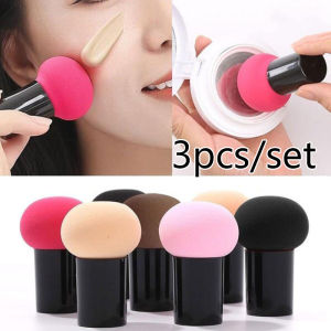 3pcs Mushroom Head Makeup Sponge Beauty Air Powder Cosmetic Sponge Beauty Egg Powder Puff
