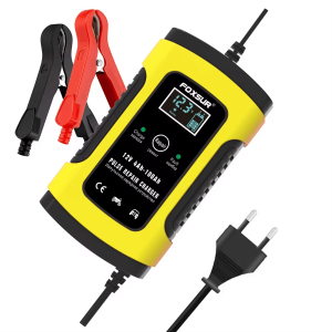 Original FOXSUR 12V 24V 2A 5A 6A 7A 8A 10A 12A Smart Car Battery Charger lead acid GEL AGM WET Automobile Battery Charger
