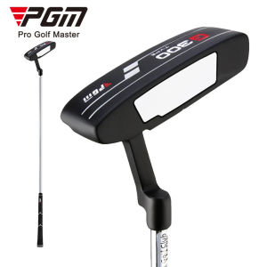 PGM G300 series beginnner men right handed golf putter black club with steel shaft and batting aid line design TUG025