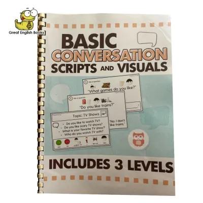 (In Stock) พร้อมส่ง Worksheet Basic Conversation สำหรับฝึกลูกน้อยพูดภาษาอังกฤษ หรือผู้ต้องการพูดภาษาอังกฤษเบื้องต้น