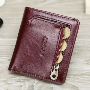 กระเป๋าสตางค์กระเป๋าสตางค์หนังบางแท้สำหรับผู้หญิงกระเป๋าสตางค์แบบมีคลิปหนีบเงินเหรียญขนาดเล็กกระเป๋าเก็บบัตร RFID กระเป๋าสตางค์ขนาดเล็กบางพิเศษสำหรับผู้หญิงกระเป๋าเงินแฟชั่น