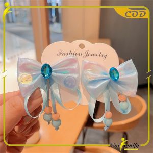 ONE-C1156 Jepitan Pita Anak Ikat 2 Set Aksesoris Rambut Anak Perempuan / Jepit Pita 2pcs Set Lucu