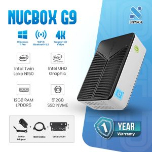 Mini PC NAS GMKtec NucBox G9 - Intel Twin Lake N150 Dual Boot RAM 12GB LPDDR5 2TB SSD NVME Win 11