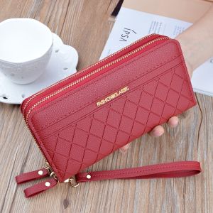 iFASHION 1268 Women Long Purse Zip Wallet Phone Pouch Wanita Beg Duit Dompet Panjang Besar Berzip Perempuan