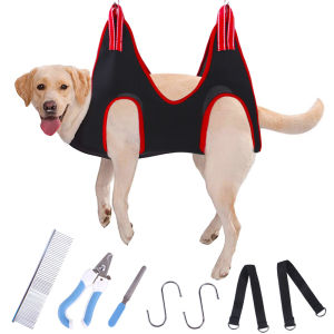 Pet Grooming Hammock - Hammock Assistant Untuk PetS Nail Cutting Grooming Hammock Kucing Grooming Bag
