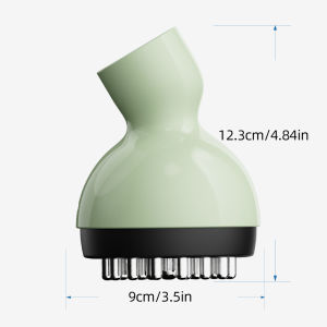 Electric Meridian Brush 9-Speed Heating Kneading Massager Wireless Abdomen Slimming Neck Pain Relief Household Massage Instrument