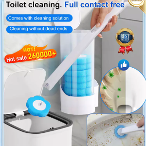 Toilet Brush Set Clean Without Getting Your Hands Dirty Bathroom Brush Multifunction Antimicrobial