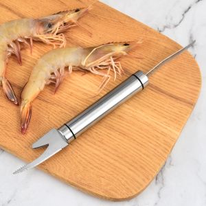 Dụng Cụ Lột Bóc Vỏ Tôm Dao Làm Lòng Gà Vịt Mổ Cá Cạo Vảy Đa Năng