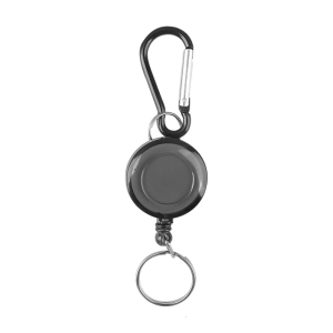 Retractable Pull Badges Holder Steel Wire Rope Buckles Key Holder Carabiner Keychain Outdoor Keychain Tool