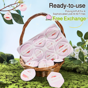 Delicate Soft Puff Peach Powder