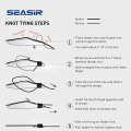 SEASIR Fishing Quick Knot Tying Tool Fly Fishing Line Scissors Cutter Clipper Nippers Fast Knotter Tie Zinger Retractor Tackle. 