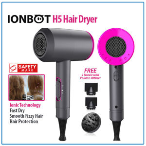 Hair Dryer IONBOT H5/ H6 Foldable Volumniser/Negative Ioniser/Hair Treatment/Local Warranty