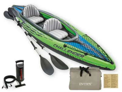 Thuyền bơm hơi CHALLENGER K2 KAYAK 2 người Intex 68306 (0409)