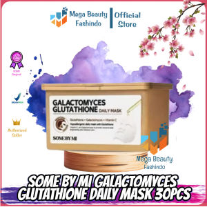 SOME BY MI Galactomyces Glutathione Daily Mask 30Pcs in 1 Box | Sheet Mask | Masker Tissue