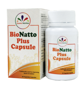 Dynamic Nutrition Bionatto Plus - (Nattokinase NSK-SD® French Pine Bark & Grape Seed) Traditionally used for improving blood circulation & pressure [menyokong tekanan darah yang sihat dan peredaran darah]