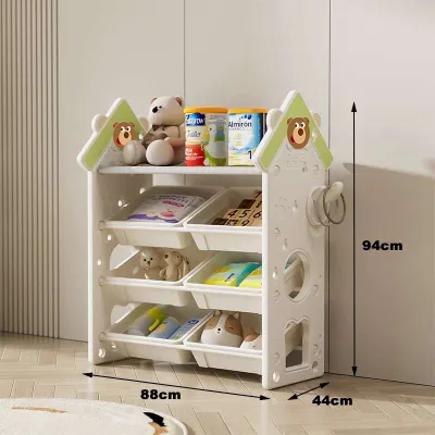 Childrens Storage Rack Large Capacity Babys Toy Storage Cabinet Bookshelf Toys Drawers Organizer
