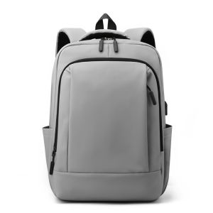 Techdoo Tas Ransel Sekolah Pria USB Charger Multifungsi Tas Punggung Laptop Casual TR217