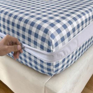 Aesthetic Foam Cover with Zipper Type Gingham/Checkered Design – Canadian Cotton  PB