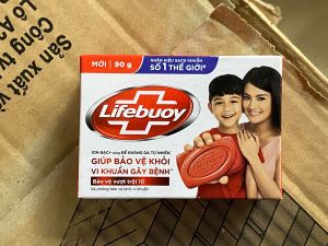 Xà phòng tắm gội Lifebuoy bánh 90g xanh đỏ rửa tay diệt vi khuẩn