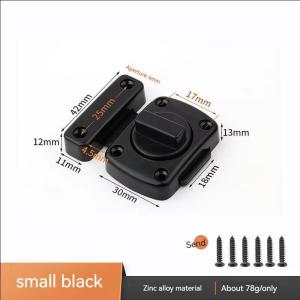Home Security Latch Rotate Bolt Latch Gate Latches Door Slide Lock Twist Rotating Barrel Lock