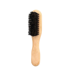 Mens Oil Head & Beard Styling Brush - Pig Mane Bristles for Hair & Beard Grooming for Christmas Gift