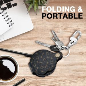 QEARC 15X มินิมินิ แบบพกพาได้ แว่นขยายสำหรับอ่านหนังสือ Loupe เครื่องประดับ แว่นขยายแบบพกพา กระจกขยายขนาด