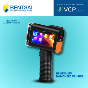 BENTSAI B3 High Quality Handheld Inkjet Portable Printer for Product Date Manufacturing - Date Serial Number - QR Code Labeling - Logo Labeling - Expiration Date Labeling Coding and Marking.