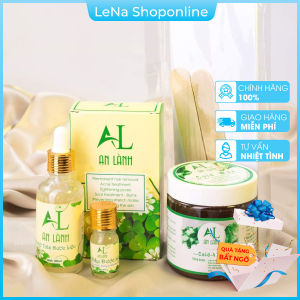 Combos Wax lông và mỡ trăn An Lành - tặng kèm sấp giấy và 2 que TP thiên nhiên lành tính an toàn cho mọi loại da LeNa Shoponline