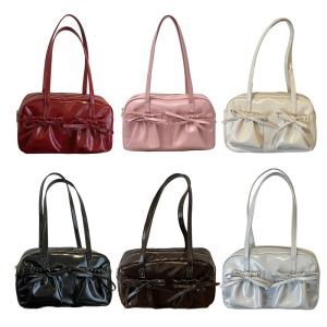 Nhật Bản lấy cảm hứng từ túi đeo vai chất liệu PU sức chứa lớn nách túi túi xách giản dị Satchel PURSE cho dịp khác nhau