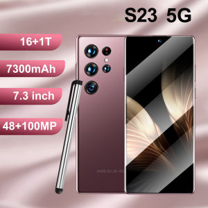 【CAN COD+READY】Original phone S23 Ultra 5G S23Ultra 5G 7.3 Inch HD full screen hp 16G RAM 1TGB ROM 50MP 108MP cheap cellphone washing warehouse Android 13.0 Face Recognition Unlocked Mobile Phones Qualcomm SM8550 6800Mah