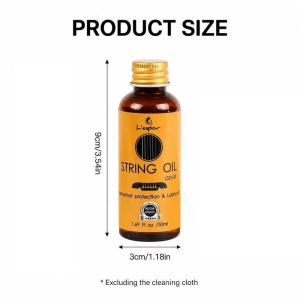 Guitar String Essential Oil 50ml Guitar Accessories for Guitar and String Instruments Rust Supplies
