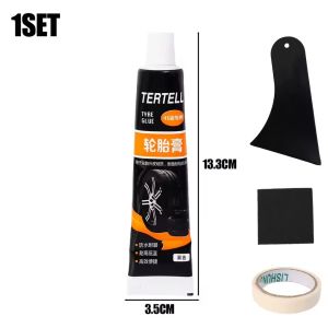 30ml Car Tire Repair Adhesive Waterproof High Temperature Resistant Tyre Repair Liquid Black Strong Rubber Glues Car Repair Tools