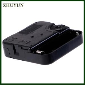 ZHUYUN Hq3268 Giây Phong Trào Cross Stitch Đồng Hồ Treo Tường Phong Trào Cơ Chế Đồng Hồ Màu Đen