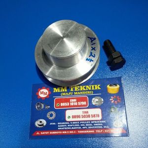 Pully A1 x 25 inchi AS 8 0 (Buntu) 10 12 14 15 16 17 18 19 20 22 24 25 1" mm Alumunium A1 x 25" A1x25" A1x25 A 1x25" 1x25 2.5 Poli Pulli Polli Puli All AS Buntu lobang lubang Allumunium