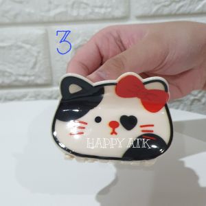 JEPIT SALON KAMINO BAHAN PVC BENTUK KEPALA BINATANG ANJING DOG KUCING CAT 6CM / JEPITAN SALON BAHAN PVC BENTUK KEPALA BINATANG 6CM