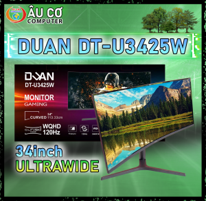 Màn hình UltraWide Gaming QHD 21:9 34inch Cong Full viền Duan DT-U3425W 34 inch (UWQHD/120hz/1ms)
