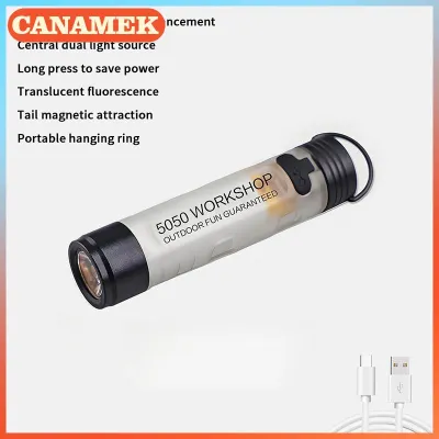 CANAMEK Hat Clip Light Flashlights For Outdoor Night Hands Release Pocket Caps Lamp Rechargeable Clip On Light