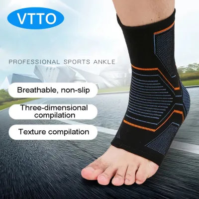 VTTO 1 PCS Ankle Brace Compression Support Sleeve Elastic Breathable for Injury Recovery Joint Pain basket Foot Sports Socks