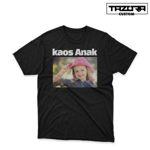 Kaos ANAK Foto Plus Nama 1-12 Tahun Sablon Digital DTF Tangan Pendek Bahan Kaos Cotton Combed 30s Bisa COD
